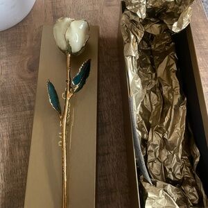 Gold Dipped Rose - Hand-Dipped Real 24K Gold Rose